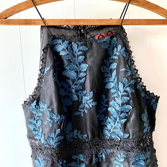 Monique Lhillier for Anthropologie Silk Dress 8 - Picture 8 of 9